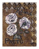 Rosas Preto Affiches par Shari White