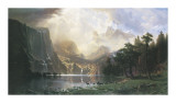 Sierra Nevada en Californie Posters par Albert Bierstadt