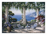 Mediterranean Terrace Posters por Sung Kim Mediterranean Terrace Posters por Sung Kim