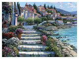 Steps of Saint Tropez Posters by Howard Behrens Steps of Saint Tropez Posters by Howard Behrens