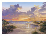 Paradise Sunset Art by Klaus Strubel