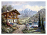 High Country Retreat Pôsters por Carl Valente