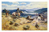 Loops and Swift Horses Are Surer Than Lead Láminas por Charles Marion Russell