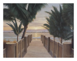 Palm Promenade Arte por Diane Romanello