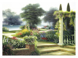 Summer Home Garden Poster by Egidio Antonaccio