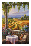 Vineyard and Violin Pôster por Sung Kim Vineyard and Violin Pôster por Sung Kim