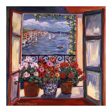 Overlooking the Bay Plakater af Suzanne Etienne