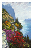 As the Sun Sets over Amalfi Láminas por Howard Behrens