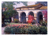 Capistrano Mission Delight Pôsters por Kent Wallis