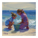 Girl Play Láminas por Lucelle Raad