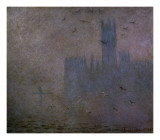 Houses of Parliament, Seagulls, 1904 Lámina por Claude Monet Houses of Parliament, Seagulls, 1904 Lámina por Claude Monet
