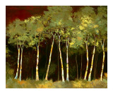 Birches Two Posters by Susanne Darius