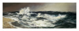 The Much Resounding Sea Arte por Thomas Moran