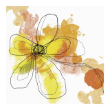 Butterfly Flower II Plakater af Jan Weiss