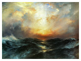 Seascape Arte por Thomas Moran