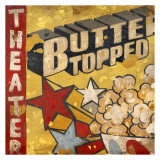 Butter Topped Pôsters por Aaron Christensen