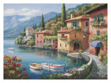 Villagio Dal Lago Pôster por Sung Kim Villagio Dal Lago Pôster por Sung Kim