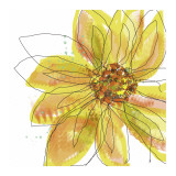 Yellow Sunshine Print van Jan Weiss