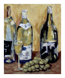 Wine and Grapes I Art by D.J. Smith
