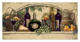 Wine, Fruite 'n Cheese Poster par Janet Kruskamp