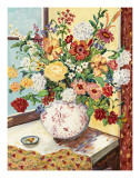 Flowers in Red and White Vase Pósters por Suzanne Etienne Flowers in Red and White Vase Pósters por Suzanne Etienne