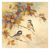 Birds of Autumn II Art by Barbara Mock