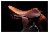 English Saddle I Print by Robert Dawson