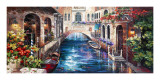 Venice Bridge Art by Alma Lee