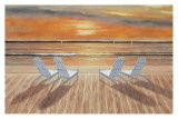 Sunset for Four Póster por Diane Romanello Sunset for Four Póster por Diane Romanello