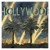 Hollywood Night Poster by Aaron Christensen Hollywood Night Poster by Aaron Christensen