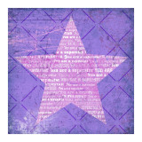 Superstar Purple Pôsteres por Suzanna Anna