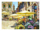 Sienna Flower Market Prints by Howard Behrens Sienna Flower Market Prints by Howard Behrens
