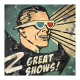 Two Great Shows Lámina por Aaron Christensen Two Great Shows Lámina por Aaron Christensen