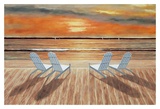 Sunset for Four Posters by Diane Romanello