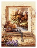 Pottery Window Affiche par Alma Lee