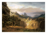 Dans la vallée Posters par Albert Bierstadt
