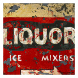 Liquor and Mixer Prints by Aaron Christensen