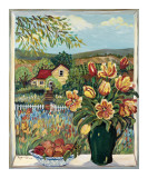 Farmland View Póster por Suzanne Etienne