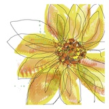 Yellow Sunshine Print by Jan Weiss