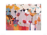 Wild Blooms Giclee Print by Becky Blair
