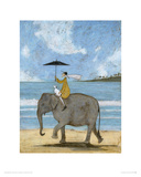 On The Edge Of The Sand Giclee Print by Sam Toft