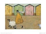 Along The Prom Giclee Print by Sam Toft