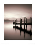 Landing Stage, Derwent Water, Cumbria Giclee Print by Mike Shepherd