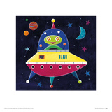 Spaceship Giclee Print by Simon Hart