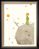 Petit Prince et son Asteroide B 612 Limited Edition Framed Print by Antoine de Saint-Exupéry