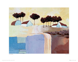 The Red Barn Giclee Print by Derek Melville