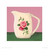 Little Pink Rose Giclee Print by Rozanne Doherty