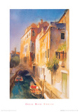 Bridge And Walkway, Venice Giclee Print by Cecil Rice