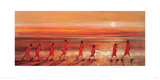 Samburu Sunset Giclee Print by Jonathan Sanders
