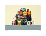 Bus Rears (London, Paris, Halifax) Giclee Print by Jeremy Dickinson
